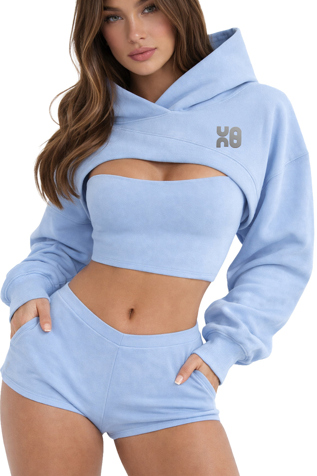 Blue Cut Hoodie