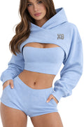 Blue Cut Hoodie