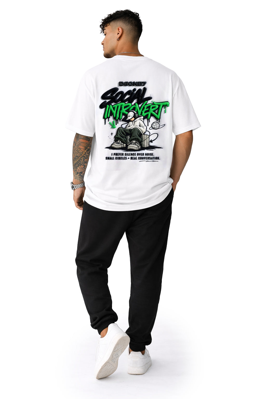 Social introvert - white