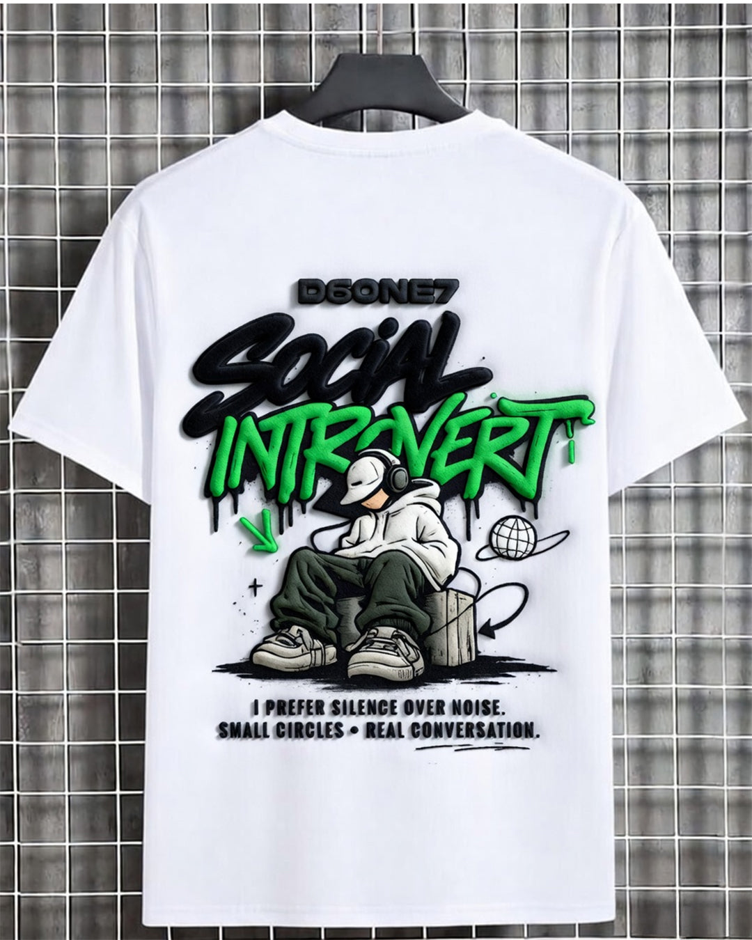 Social introvert - white